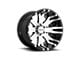 HELO HE917 Gloss Black Machined 8-Lug Wheel; 20x9; 0mm Offset (11-16 F-250 Super Duty)