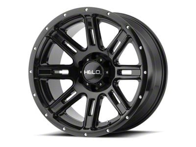 HELO HE900 Gloss Black 8-Lug Wheel; 20x10; -24mm Offset (11-16 F-350 Super Duty SRW)