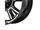 HELO HE914 Gloss Black Machined 8-Lug Wheel; 20x9; 0mm Offset (11-16 F-350 Super Duty SRW)