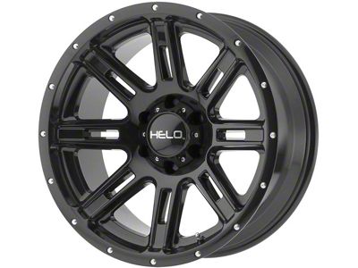 HELO HE900 Gloss Black 6-Lug Wheel; 20x9; 18mm Offset (14-18 Silverado 1500)