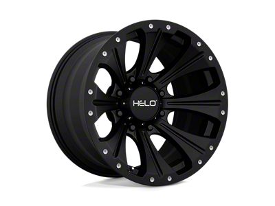 HELO HE901 Satin Black 6-Lug Wheel; 17x9; -12mm Offset (14-18 Silverado 1500)