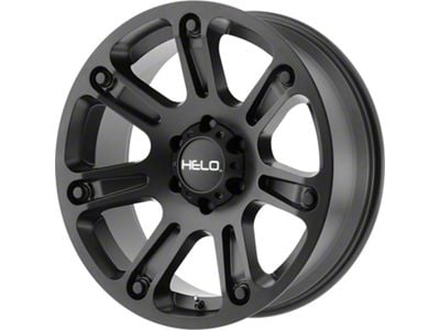 HELO HE904 Satin Black 6-Lug Wheel; 20x9; 18mm Offset (14-18 Silverado 1500)