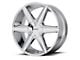 HELO HE887 Chrome 6-Lug Wheel; 22x9; 38mm Offset (15-20 Tahoe)