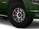 HELO HE900 Gloss Black Machined 6-Lug Wheel; 17x9; -12mm Offset (15-20 Tahoe)