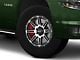 HELO HE900 Gloss Black Machined 6-Lug Wheel; 18x9; 0mm Offset (15-20 Tahoe)