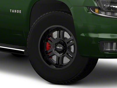 HELO HE916 Gloss Black 6-Lug Wheel; 18x9; 18mm Offset (15-20 Tahoe)