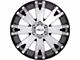 HELO HE917 Gloss Black Machined 6-Lug Wheel; 20x10; -18mm Offset (15-20 Tahoe)