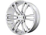 HELO HE918 Chrome 6-Lug Wheel; 20x9; 30mm Offset (15-20 Tahoe)