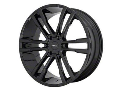 HELO HE918 Gloss Black 6-Lug Wheel; 20x9; 15mm Offset (15-20 Yukon)