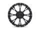 HELO HE879 Gloss Black Machined 6-Lug Wheel; 16x8; 0mm Offset (19-23 Ranger)