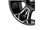 HELO HE914 Gloss Black Machined 8-Lug Wheel; 20x9; 0mm Offset (23-24 F-250 Super Duty)