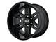 HELO HE916 Gloss Black 8-Lug Wheel; 20x9; 18mm Offset (23-24 F-250 Super Duty)