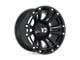 HELO HE887 Satin Black 6-Lug Wheel; 24x9.5; 38mm Offset (24-25 Ranger)