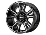 HELO HE914 Gloss Black Machined 6-Lug Wheel; 20x10; -18mm Offset (99-06 Sierra 1500)