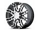 HELO HE835 Gloss Black Machined 6-Lug Wheel; 20x9; 18mm Offset (99-06 Silverado 1500)