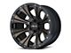 HELO HE901 Satin Black Machined with Dark Tint 6-Lug Wheel; 20x9; 18mm Offset (99-06 Silverado 1500)