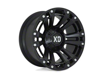 HELO HE887 Satin Black 6-Lug Wheel; 24x9.5; 38mm Offset (23-25 Canyon)