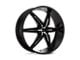 HELO HE866 Gloss Black with Removable Chrome Accents 5-Lug Wheel; 26x9.5; 10mm Offset (87-90 Dakota)