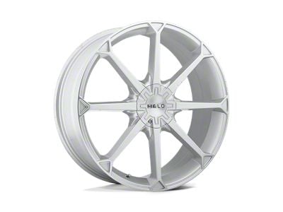 HELO HE870 Silver 5-Lug Wheel; 22x8.5; 42mm Offset (87-90 Dakota)