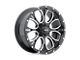 HELO HE879 Gloss Black Machined 5-Lug Wheel; 16x8; 0mm Offset (87-90 Dakota)