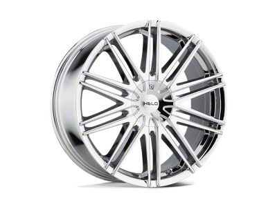 HELO HE880 PVD Chrome 5-Lug Wheel; 17x7.5; 42mm Offset (87-90 Dakota)