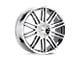 HELO HE880 PVD Chrome 5-Lug Wheel; 17x7.5; 42mm Offset (87-90 Dakota)