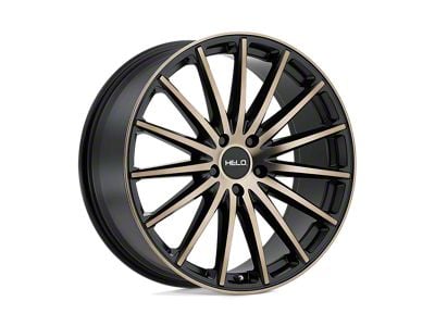 HELO HE894 Satin Black Dark Tint 5-Lug Wheel; 18x8; 38mm Offset (87-90 Dakota)