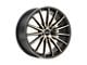 HELO HE894 Satin Black Dark Tint 5-Lug Wheel; 18x8; 38mm Offset (87-90 Dakota)