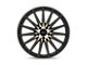 HELO HE894 Satin Black Dark Tint 5-Lug Wheel; 18x8; 38mm Offset (87-90 Dakota)