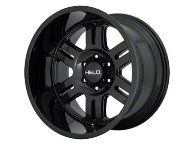 HELO HE916 Gloss Black 8-Lug Wheel; 20x12; -44mm Offset (17-22 F-350 Super Duty SRW)