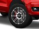 HELO HE900 Gloss Black Machined 6-Lug Wheel; 20x9; 0mm Offset (19-23 Ranger)