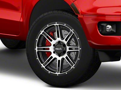 HELO HE900 Gloss Black Machined 6-Lug Wheel; 20x9; 18mm Offset (19-23 Ranger)