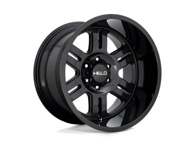 HELO HE916 Gloss Black 8-Lug Wheel; 20x10; -18mm Offset (07-10 Sierra 3500 HD SRW)