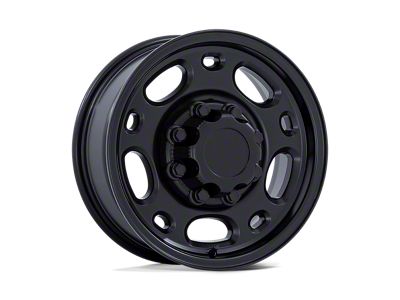 HELO HE900 Gloss Black Machined 8-Lug Wheel; 20x9; 18mm Offset (07-10 Silverado 3500 HD SRW)