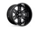 HELO HE916 Gloss Black 8-Lug Wheel; 18x9; 18mm Offset (07-10 Silverado 3500 HD SRW)