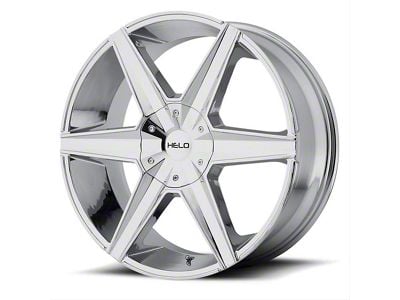 HELO HE887 Chrome 6-Lug Wheel; 22x9; 38mm Offset (21-24 Tahoe)