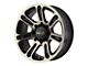 HELO HE904 Satin Black Machined with Dark Tint 6-Lug Wheel; 20x9; -12mm Offset (21-24 Tahoe)