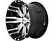 HELO HE917 Gloss Black Machined 6-Lug Wheel; 20x10; -18mm Offset (21-24 Yukon)