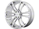 HELO HE918 Chrome 6-Lug Wheel; 20x9; 15mm Offset (21-24 Yukon)