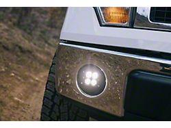 Heretic Studios Series 1 LED Fog Light Kit; Flood Beam; Clear Lens (06-14 F-150, Excluding Raptor)