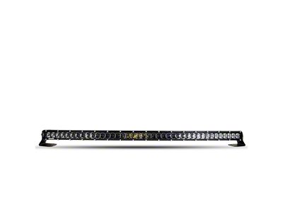 Heretic Studios 40-Inch Curved LED Light Bar with Bumper Mounting Kit; Spot Beam; Amber Lens (20-22 F-250 Super Duty)