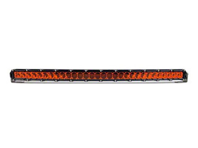 Heretic Studios 30-Inch Curved Amber LED Light Bar; Flood Beam (Universal; Some Adaptation May Be Required)