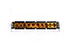 Heretic Studios 10-Inch Amber LED Light Bar; Flood Beam (Universal; Some Adaptation May Be Required)