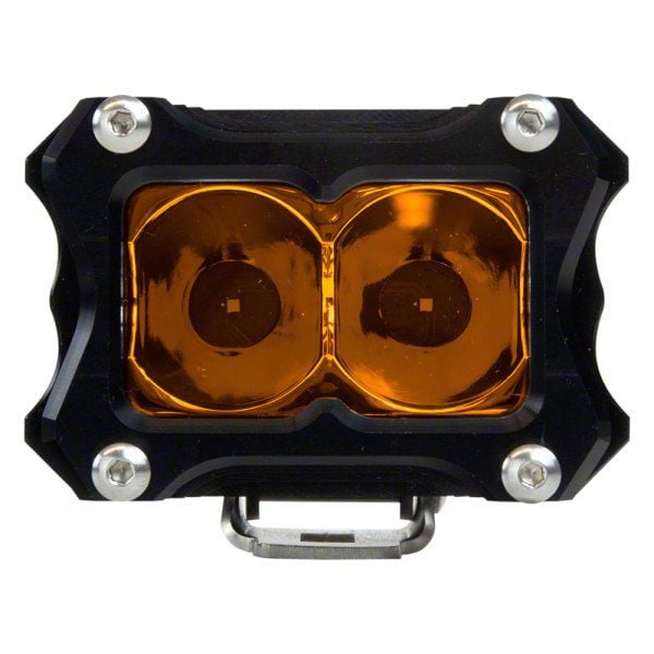 Heretic Studios Silverado 1500 2-Inch Amber LED Pod Light; Spot Beam ...