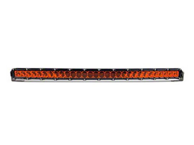 Heretic Studios 30-Inch Curved Amber LED Light Bar; Combo Beam (Universal; Some Adaptation May Be Required)