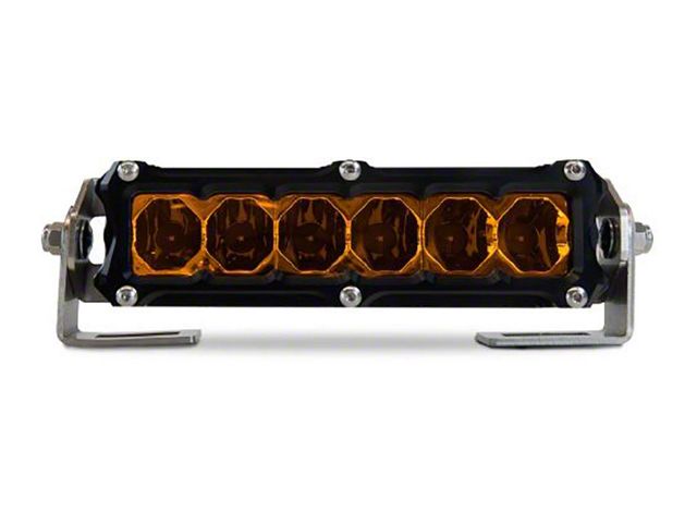 Heretic Studios 6-Inch Amber LED Light Bar; Spot Beam (Universal; Some Adaptation May Be Required)