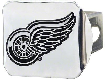 Hitch Cover with Detroit Red Wings Logo (Universal; Some Adaptation May Be Required)