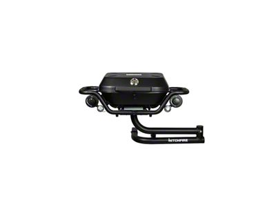 HitchFire F-20 Propane Hitch Mounted Grill; Passenger Side Swing (Universal; Some Adaptation May Be Required)