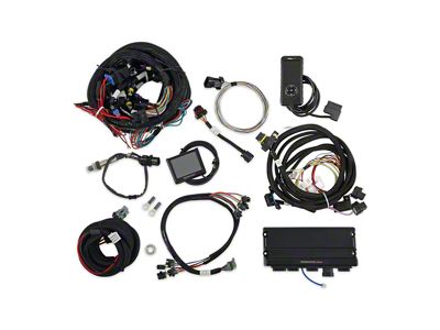 Holley EFI Terminator X MAX LS Early Truck Kit with MPFI 6L80 Transmission Control (Universal; Some Adaptation May Be Required)