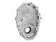 Holley Cast Aluminum Timing Chain Cover; Black Finish (99-06 V8 Silverado 1500)